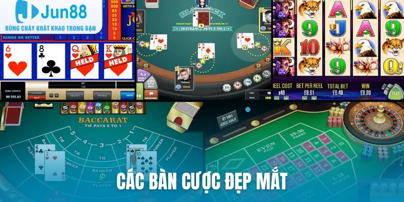 Các bàn cược đẹp mắt