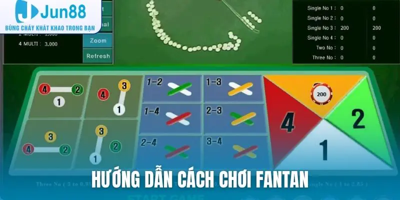 Hướng dẫn cách chơi Fantan qua các bước cơ bản